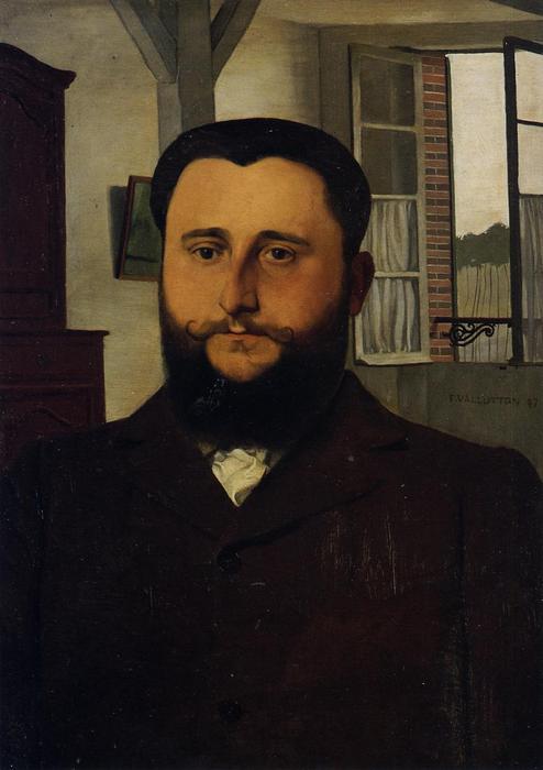 Wikioo.org - The Encyclopedia of Fine Arts - Painting, Artwork by Felix Vallotton - Portrait of Thadee Nathanson