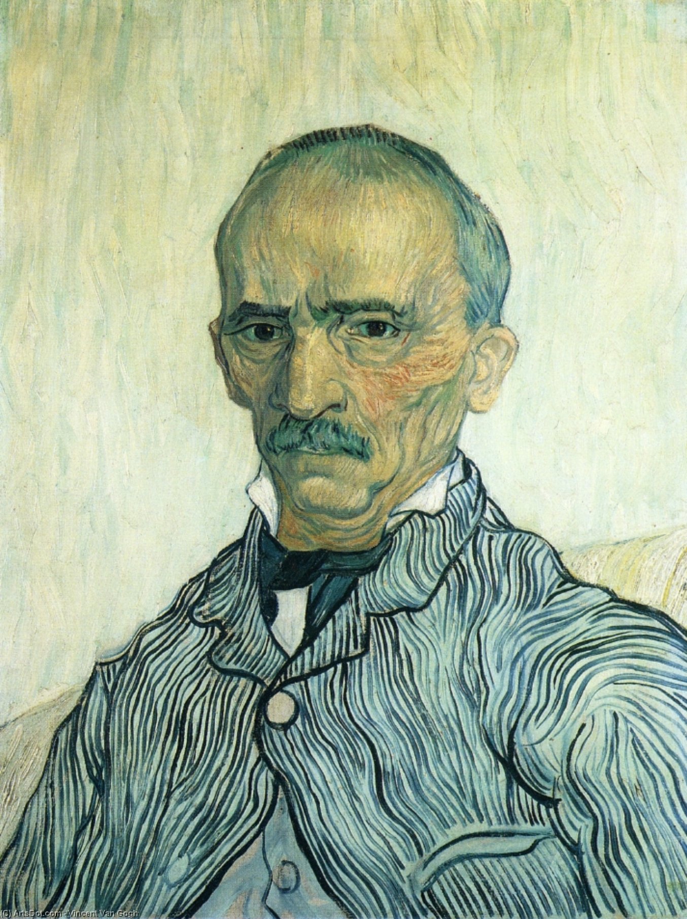 WikiOO.org - Encyclopedia of Fine Arts - Maleri, Artwork Vincent Van Gogh - Portrait of Trabuc