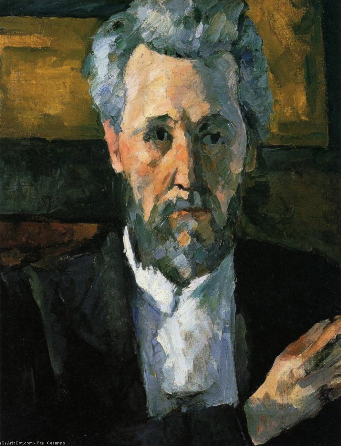 Wikioo.org - The Encyclopedia of Fine Arts - Painting, Artwork by Paul Cezanne - Portrait of Victor Chocquet