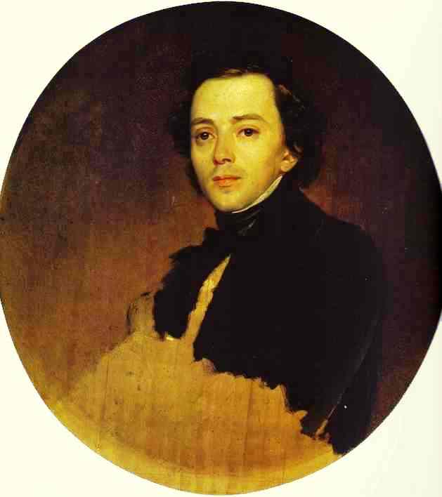 WikiOO.org - Encyclopedia of Fine Arts - Lukisan, Artwork Karl Pavlovich Brulloff - Portrait of V. V. Samoilov