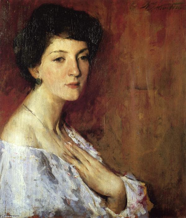 Wikioo.org - The Encyclopedia of Fine Arts - Painting, Artwork by Charles Webster Hawthorne - Portrait of a Woman