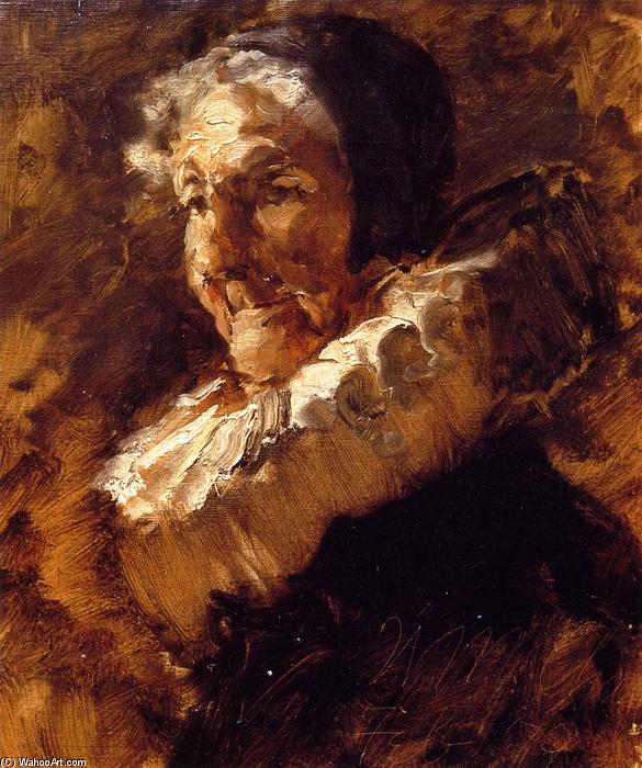 Wikioo.org - The Encyclopedia of Fine Arts - Painting, Artwork by William Merritt Chase - Portrait of a Woman