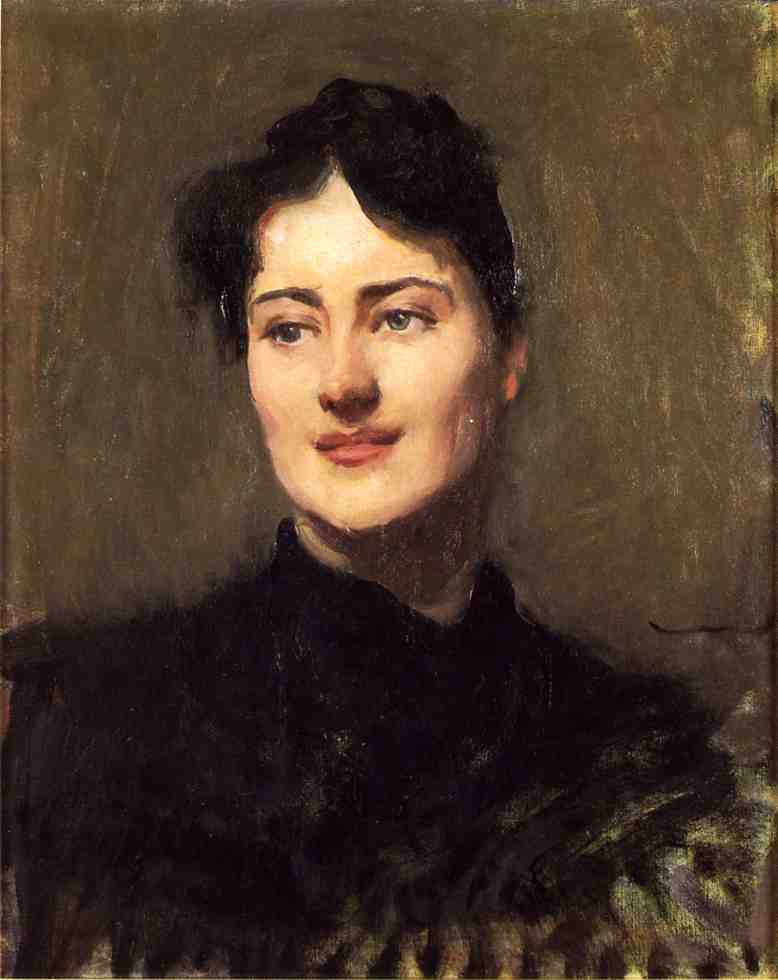 WikiOO.org - Enciclopédia das Belas Artes - Pintura, Arte por Dennis Miller Bunker - Portrait of a Woman