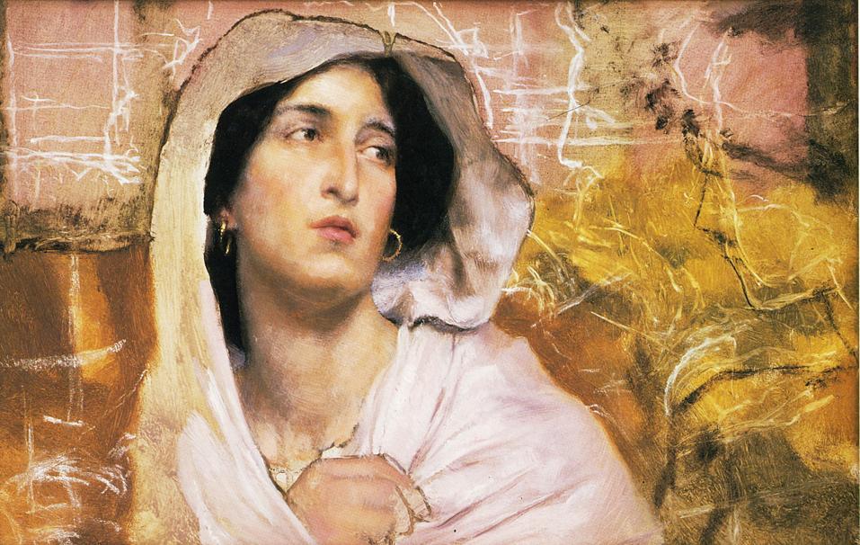 Wikioo.org – La Enciclopedia de las Bellas Artes - Pintura, Obras de arte de Lawrence Alma-Tadema - retrato de un mujer