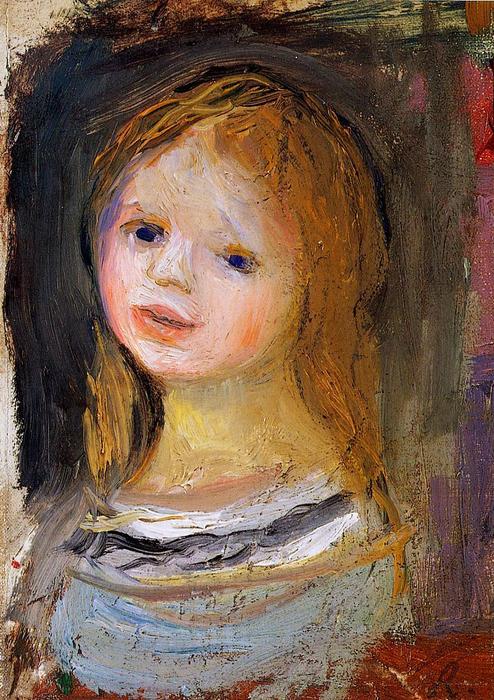WikiOO.org - 백과 사전 - 회화, 삽화 Pierre-Auguste Renoir - Portrait of a Woman
