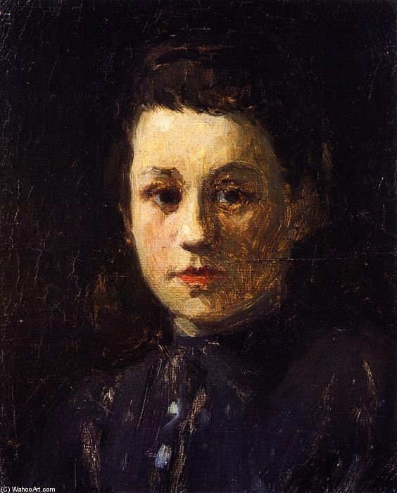 Wikioo.org - The Encyclopedia of Fine Arts - Painting, Artwork by Alexej Georgewitsch Von Jawlensky - Portrait of Young Helene