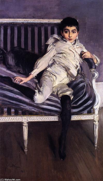 Wikioo.org - สารานุกรมวิจิตรศิลป์ - จิตรกรรม Giovanni Boldini - Portrait of the Young Subercaseaux