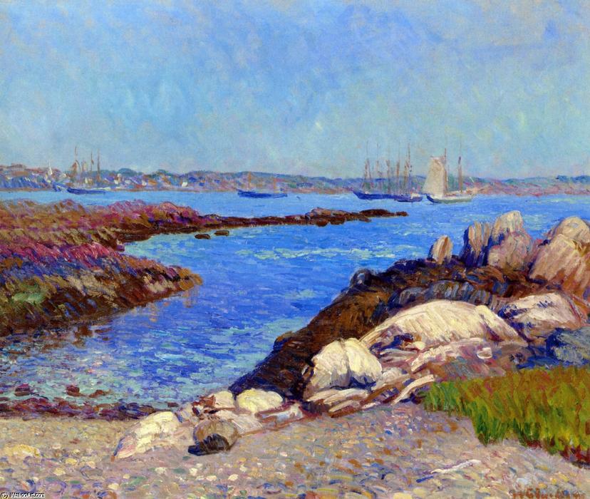 Wikioo.org - The Encyclopedia of Fine Arts - Painting, Artwork by William James Glackens - Portsmouth Harbor, New Hampshire