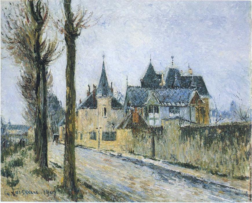 Wikioo.org - The Encyclopedia of Fine Arts - Painting, Artwork by Gustave Loiseau - Pothius Quai in Pontoise