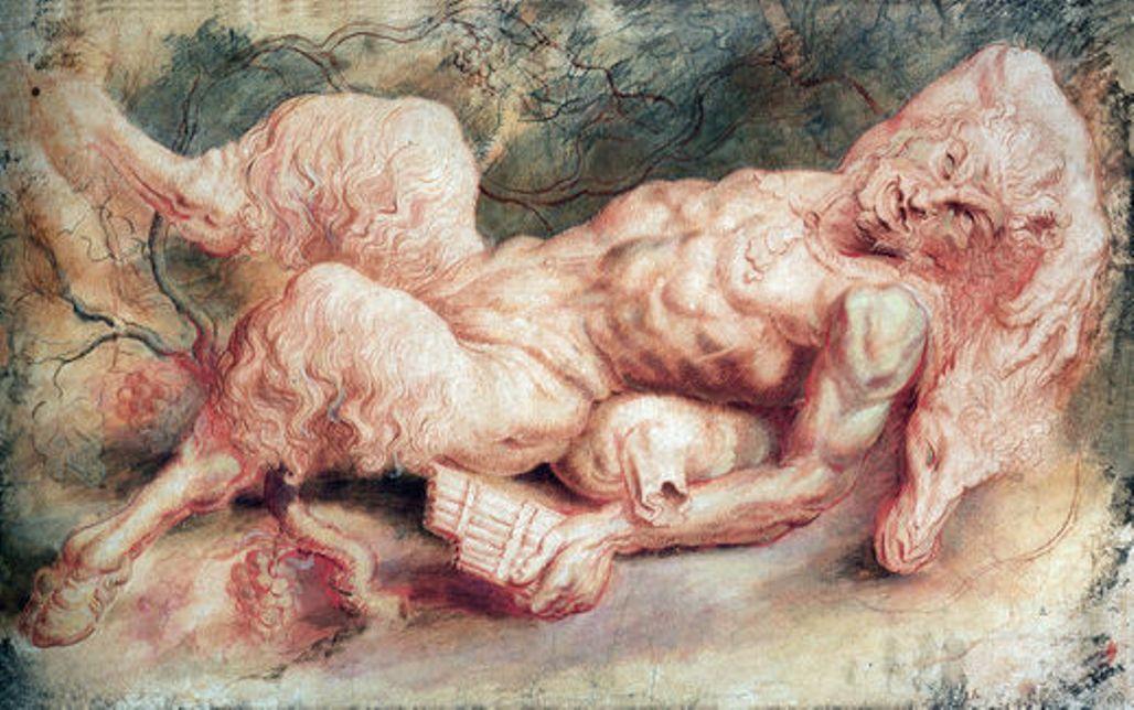 WikiOO.org - Enciclopédia das Belas Artes - Pintura, Arte por Peter Paul Rubens - Pan Reclining