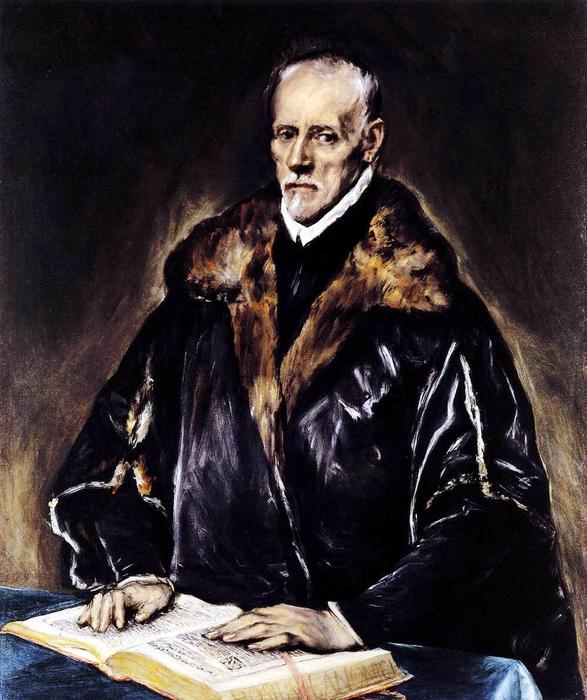 Wikioo.org - สารานุกรมวิจิตรศิลป์ - จิตรกรรม El Greco (Doménikos Theotokopoulos) - A Prelate