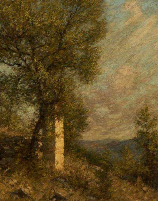 Wikioo.org – L'Encyclopédie des Beaux Arts - Peinture, Oeuvre de Henry Herbert La Thangue - Un Provençal Matin