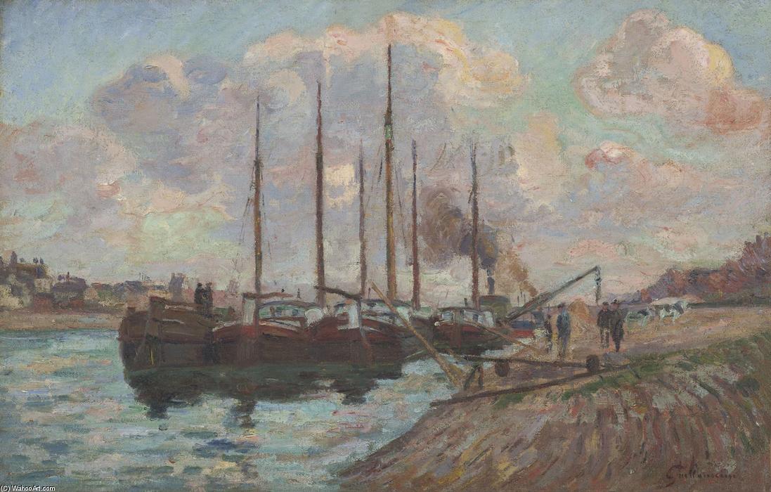 Wikioo.org - The Encyclopedia of Fine Arts - Painting, Artwork by Jean Baptiste Armand Guillaumin - The Quai d'Austerlitz