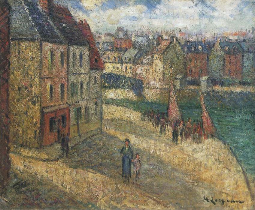WikiOO.org - Енциклопедія образотворчого мистецтва - Живопис, Картини
 Gustave Loiseau - Quay at Dieppe