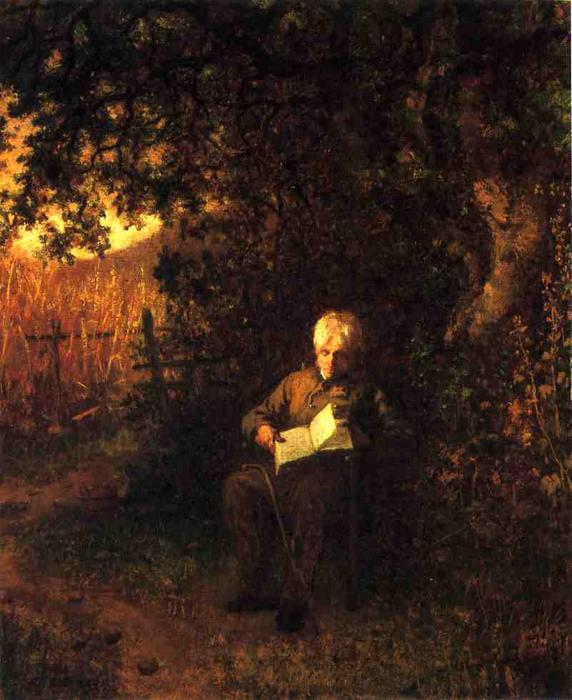 Wikioo.org – L'Encyclopédie des Beaux Arts - Peinture, Oeuvre de Jonathan Eastman Johnson - a calme heures