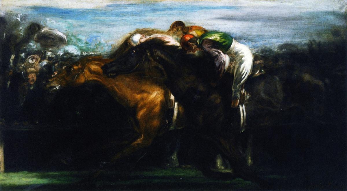 Wikoo.org - موسوعة الفنون الجميلة - اللوحة، العمل الفني Louis Anquetin - The Races