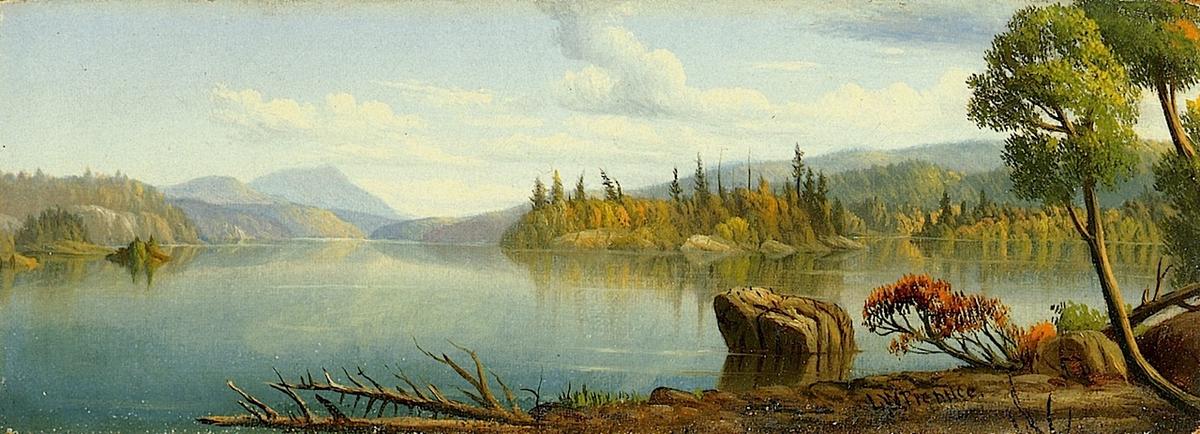 WikiOO.org - دایره المعارف هنرهای زیبا - نقاشی، آثار هنری Levi Wells Prentice - Rac [sic] Lake