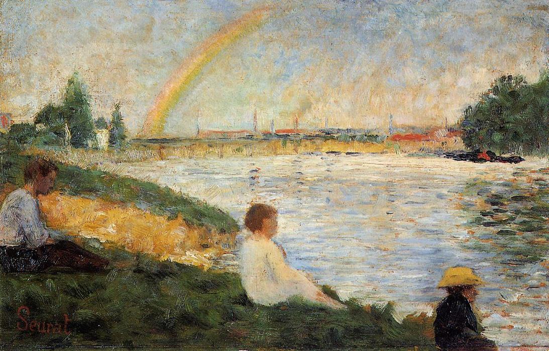 Wikioo.org - The Encyclopedia of Fine Arts - Painting, Artwork by Georges Pierre Seurat - Rainbow