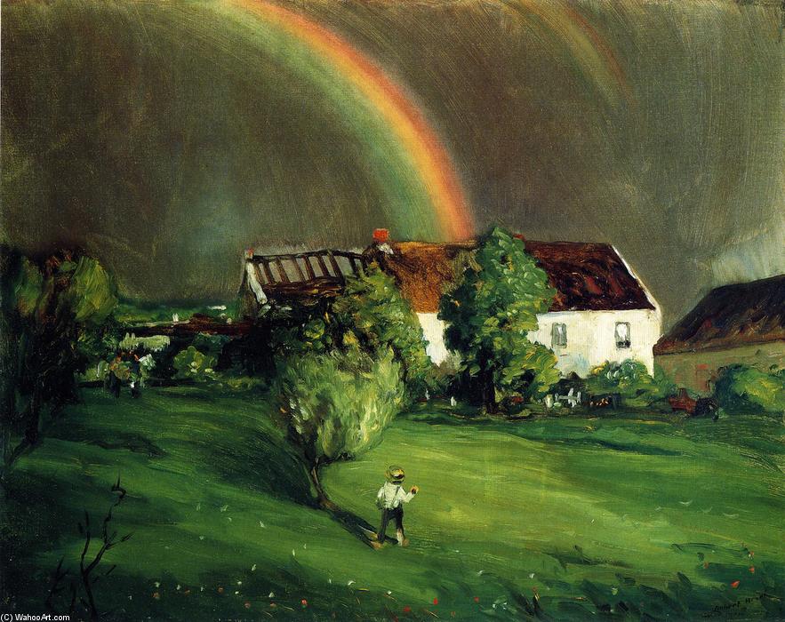 Wikioo.org - The Encyclopedia of Fine Arts - Painting, Artwork by Robert Henri - The Rainbow, Hormandie