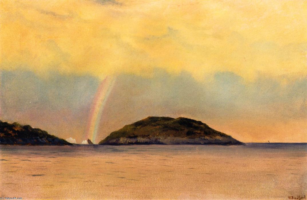 Wikioo.org - The Encyclopedia of Fine Arts - Painting, Artwork by William Bradford - Rainbow over the Arctic