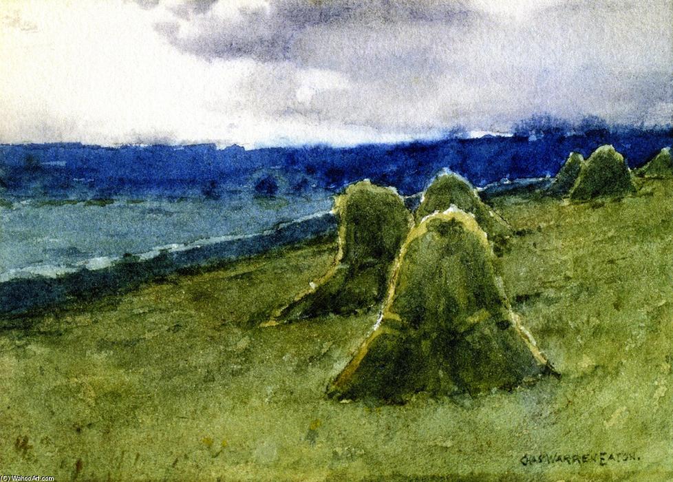 WikiOO.org - Encyclopedia of Fine Arts - Maleri, Artwork Charles Warren Eaton - Rainy Day Pasture