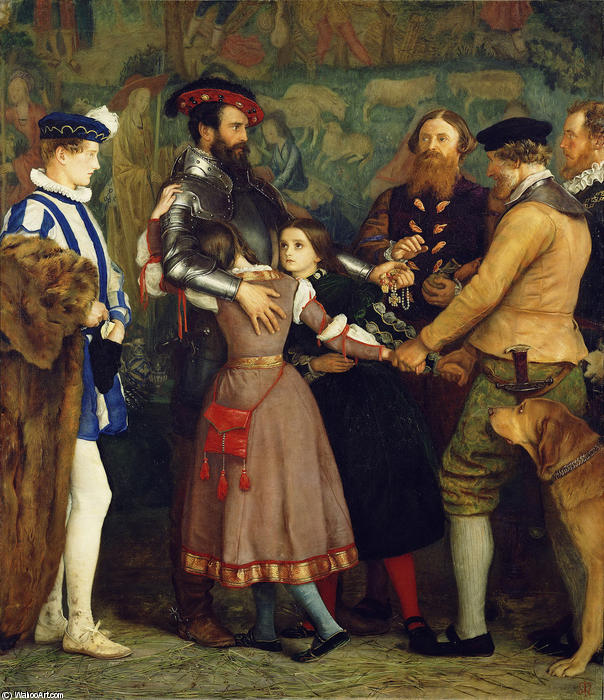 WikiOO.org - Encyclopedia of Fine Arts - Malba, Artwork John Everett Millais - The Ransom