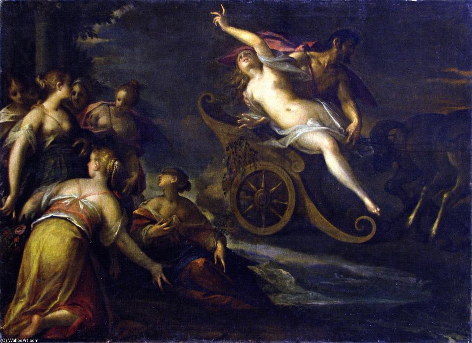 Wikioo.org – La Enciclopedia de las Bellas Artes - Pintura, Obras de arte de Hans Von Aachen - La Violación de Prosperine