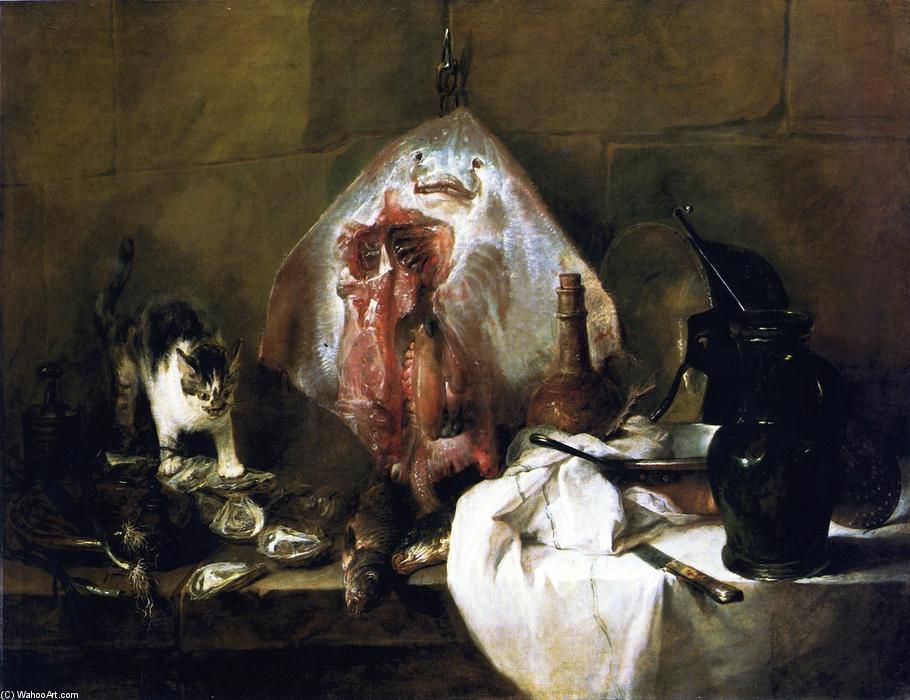 Wikioo.org - The Encyclopedia of Fine Arts - Painting, Artwork by Jean-Baptiste Simeon Chardin - The Ray
