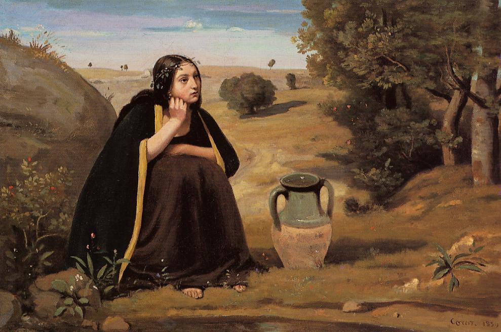 Wikioo.org - The Encyclopedia of Fine Arts - Painting, Artwork by Jean Baptiste Camille Corot - Rebecca