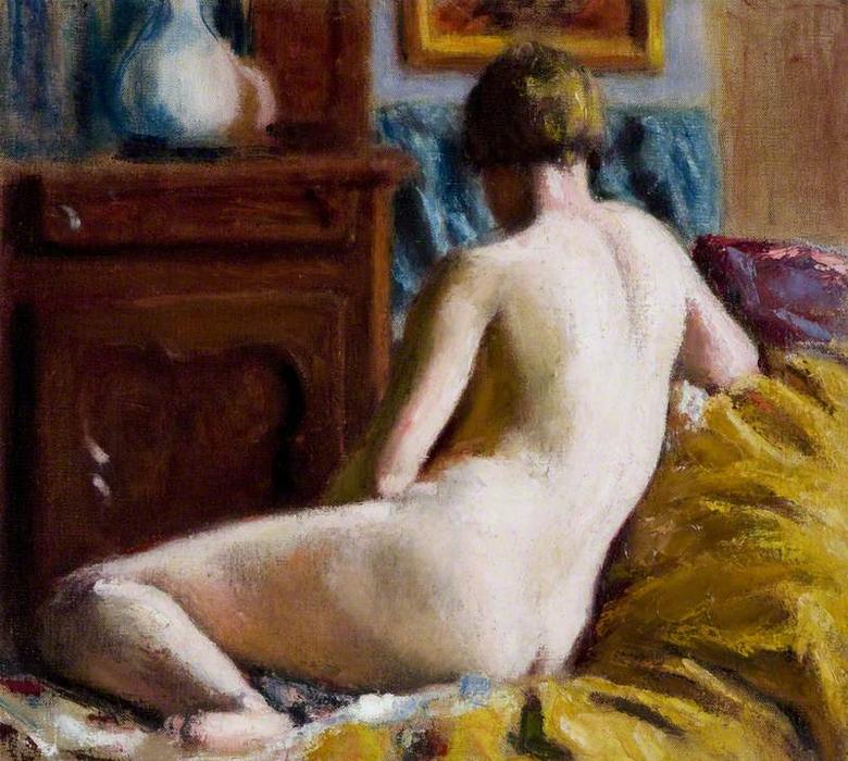 WikiOO.org - Encyclopedia of Fine Arts - Målning, konstverk Roderic O'conor - Reclining Nude