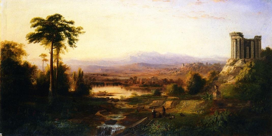 Wikioo.org - The Encyclopedia of Fine Arts - Painting, Artwork by Robert Scott Duncanson - Recollections of Italy