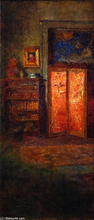 WikiOO.org - Encyclopedia of Fine Arts - Maalaus, taideteos Frederick Mccubbin - The Red Screne