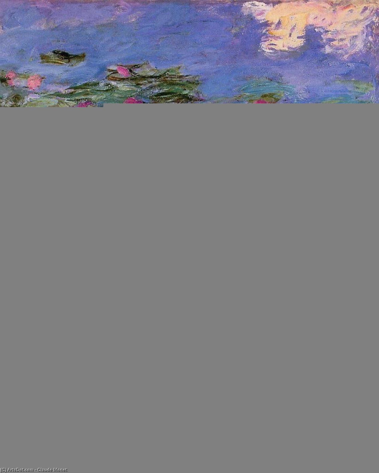 Wikioo.org - The Encyclopedia of Fine Arts - Painting, Artwork by Claude Monet - Red Water-Lilies