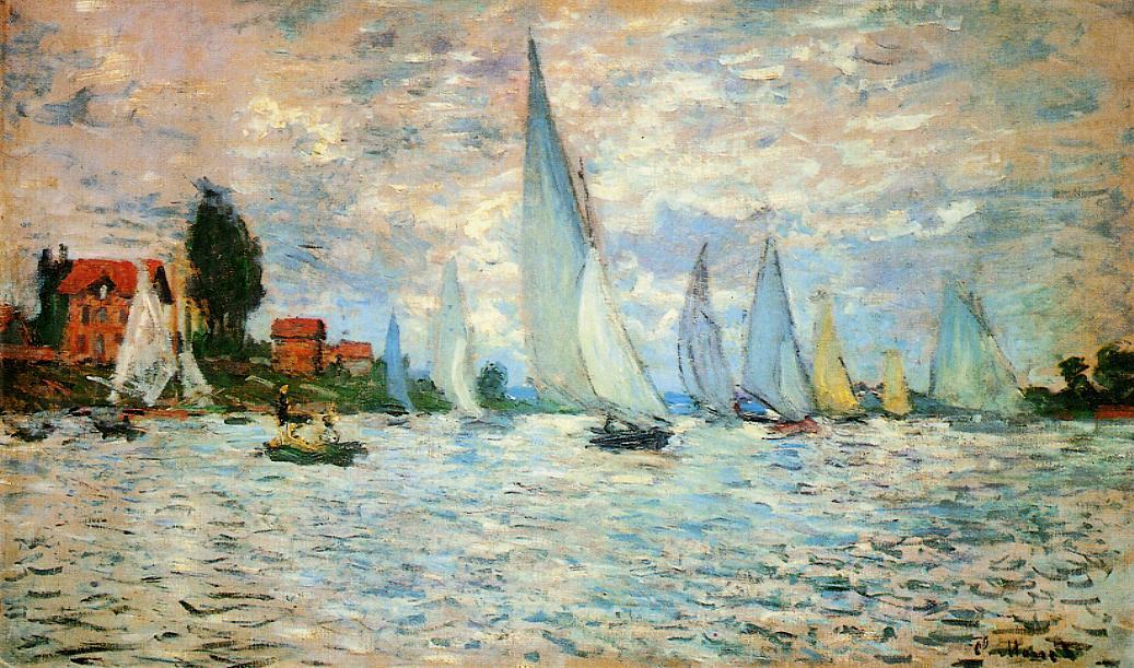Wikioo.org - The Encyclopedia of Fine Arts - Painting, Artwork by Claude Monet - Regatta at Argenteuil