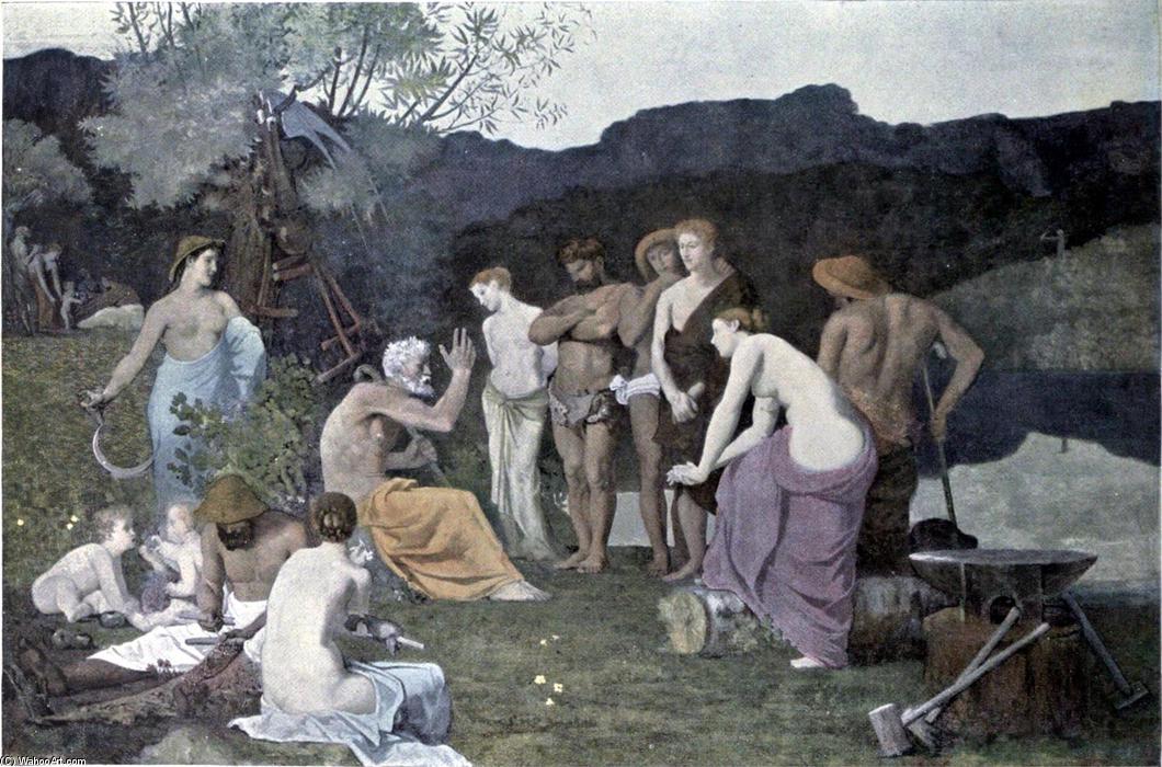 Wikioo.org - The Encyclopedia of Fine Arts - Painting, Artwork by Pierre Puvis De Chavannes - The Rest