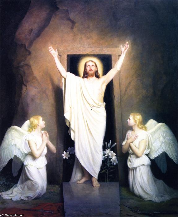 Wikioo.org - Bách khoa toàn thư về mỹ thuật - Vẽ tranh, Tác phẩm nghệ thuật Carl Heinrich Bloch - The Resurrection