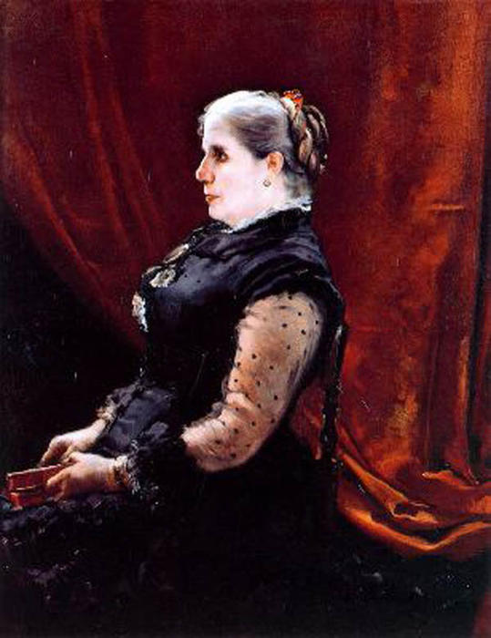 Wikioo.org - The Encyclopedia of Fine Arts - Painting, Artwork by Cecilio Pla Y Gallardo - Retrato de mujer