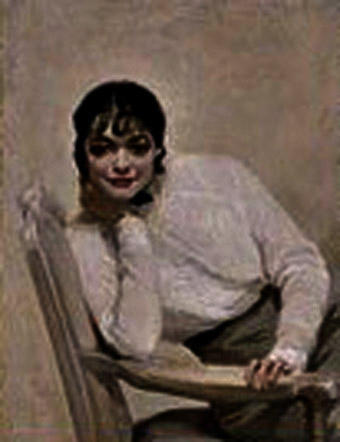 Wikioo.org - The Encyclopedia of Fine Arts - Painting, Artwork by Julio Vila Prades - Retrato de Mujer
