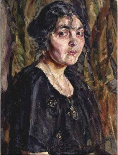 WikiOO.org - Encyclopedia of Fine Arts - Målning, konstverk Francisco Gimeno Y Arasa - Retrato de mujer