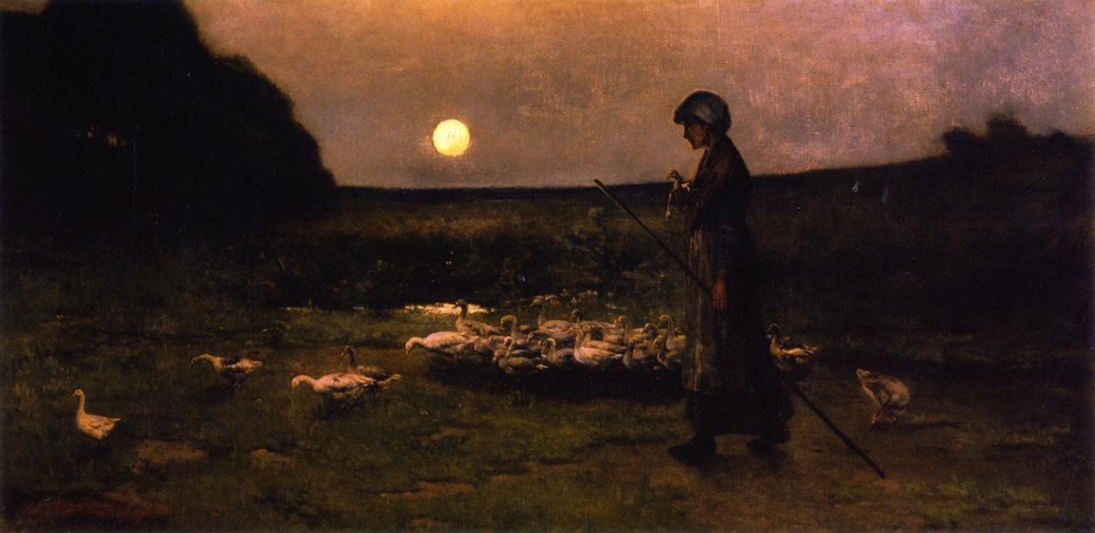 Wikioo.org - The Encyclopedia of Fine Arts - Painting, Artwork by Elliott Dangerfield - Return at Twilight