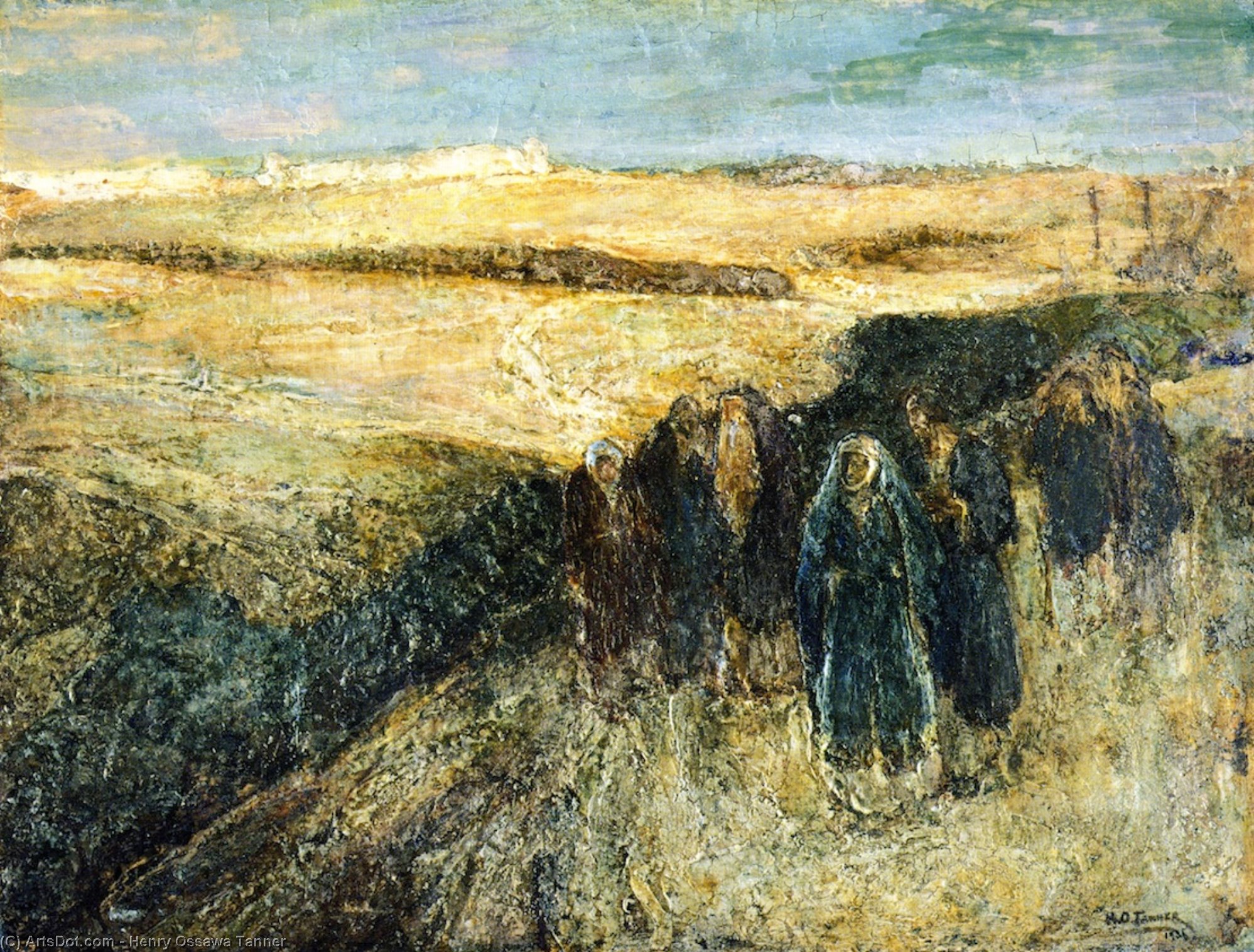 Wikioo.org – L'Enciclopedia delle Belle Arti - Pittura, Opere di Henry Ossawa Tanner - ritorno da dopodomani  crocifissione