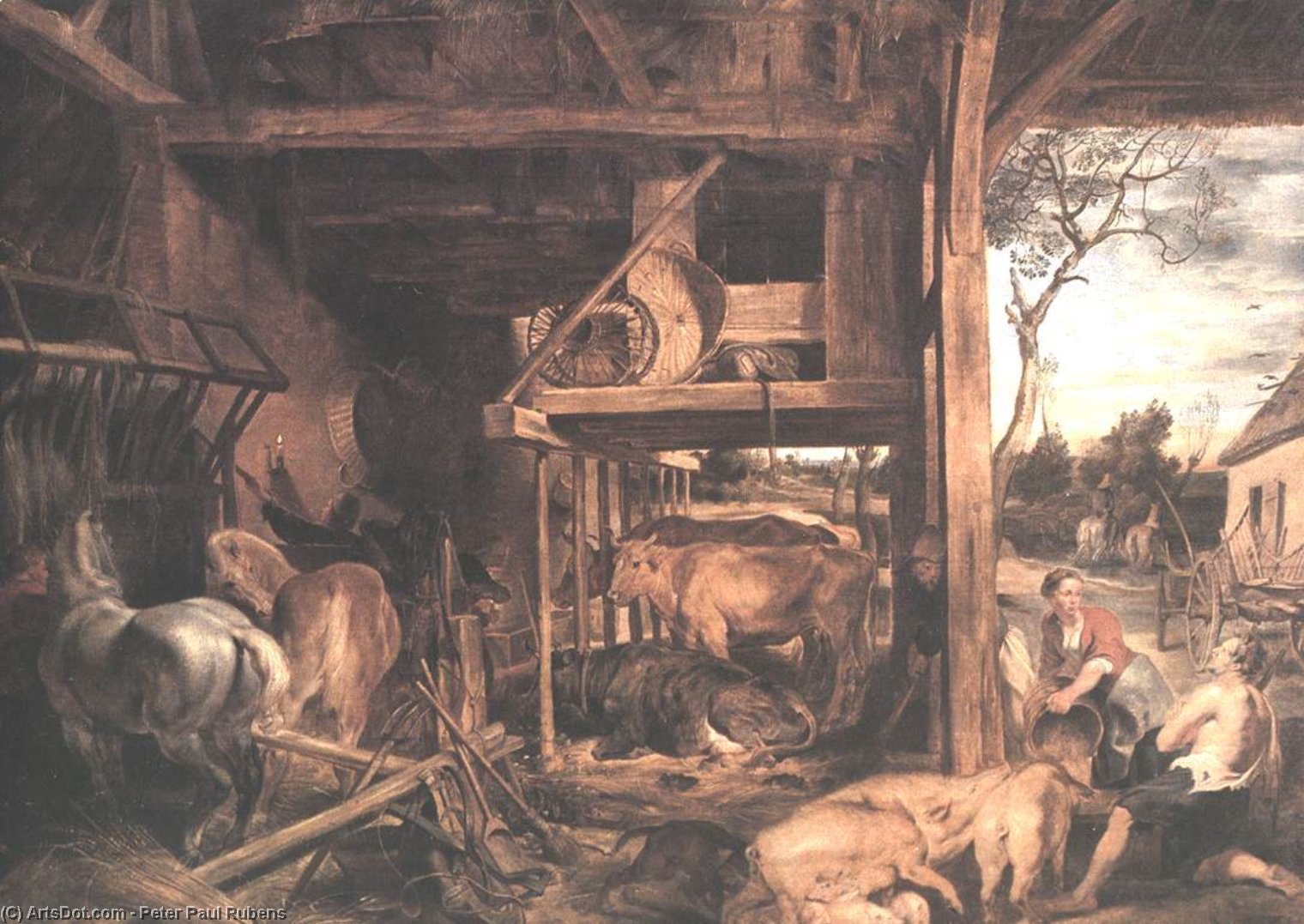 WikiOO.org – 美術百科全書 - 繪畫，作品 Peter Paul Rubens - 败子回头
