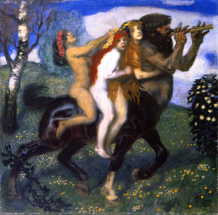 Wikioo.org - The Encyclopedia of Fine Arts - Painting, Artwork by Franz Von Stuck - The Ride