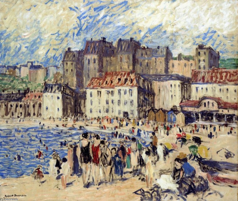 Wikioo.org - The Encyclopedia of Fine Arts - Painting, Artwork by Robert Spencer - Riviera Beach
