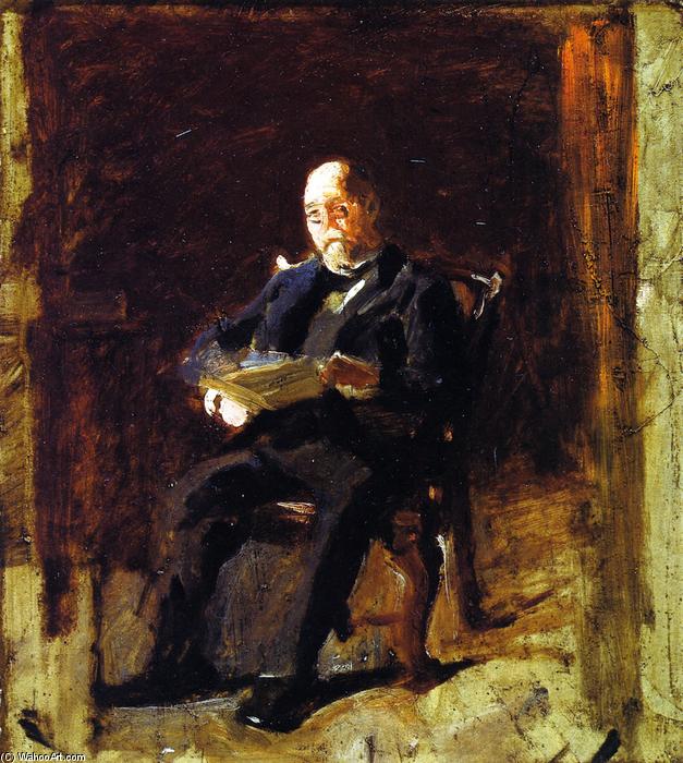 WikiOO.org - Encyclopedia of Fine Arts - Lukisan, Artwork Thomas Eakins - Robert M. Lindsay (study)