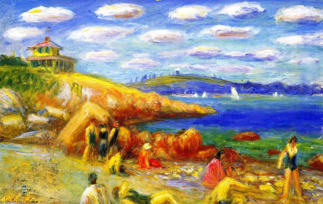 Wikioo.org - The Encyclopedia of Fine Arts - Painting, Artwork by William James Glackens - Rockport, Massachusetts, No. 5