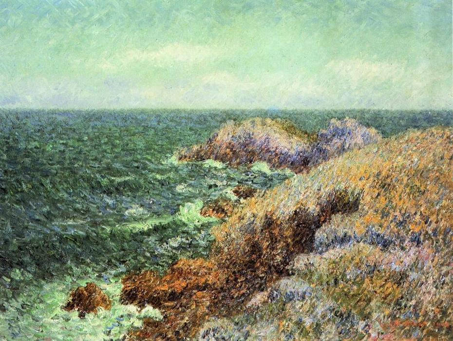 Wikioo.org - The Encyclopedia of Fine Arts - Painting, Artwork by Gustave Loiseau - The Rocks of Saint-Lunaire