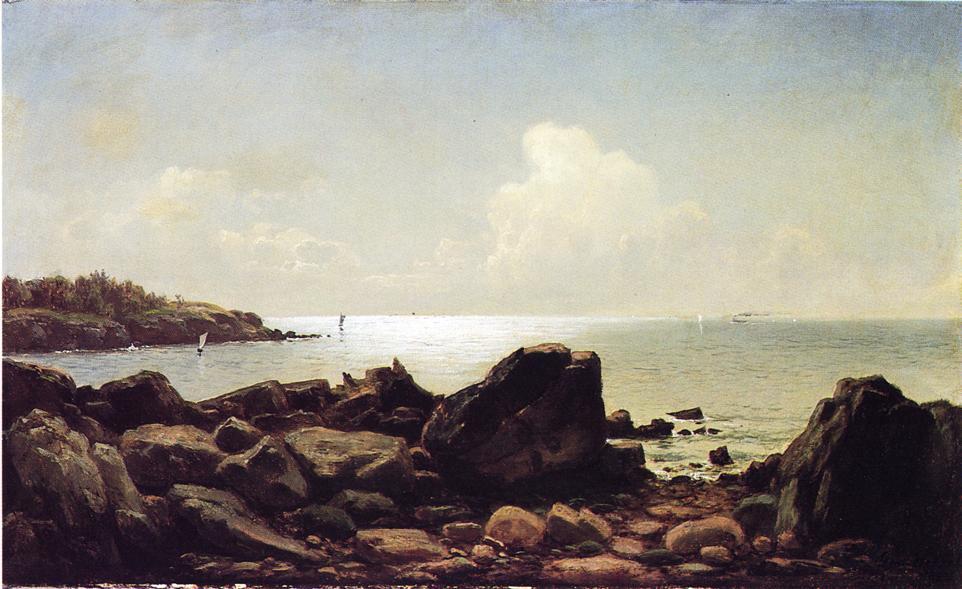 Wikioo.org - The Encyclopedia of Fine Arts - Painting, Artwork by George Hetzel - Rocky Inlet, Maine