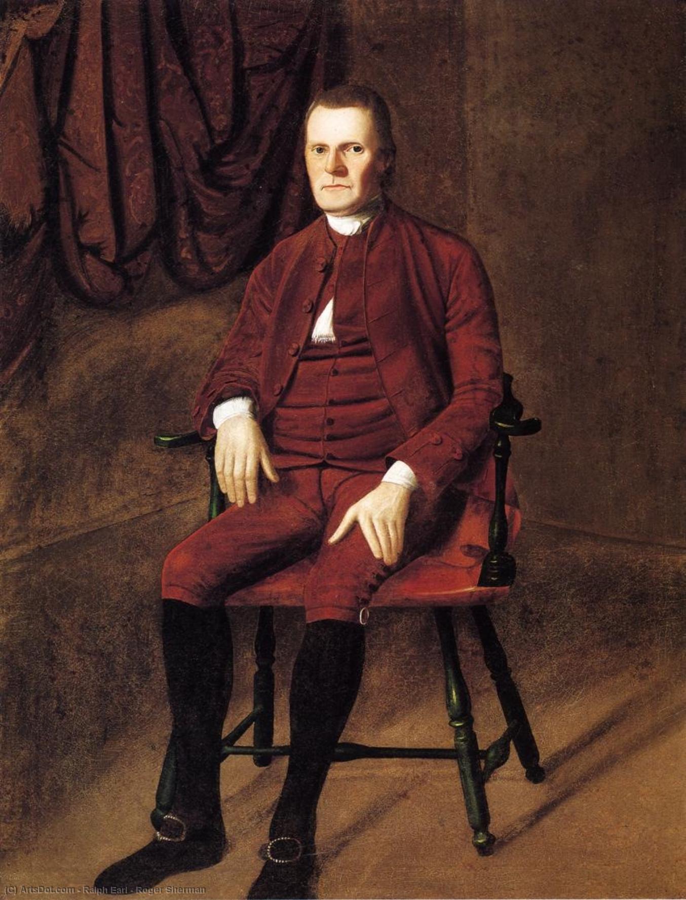Wikioo.org - The Encyclopedia of Fine Arts - Painting, Artwork by Ralph Earl - Roger Sherman