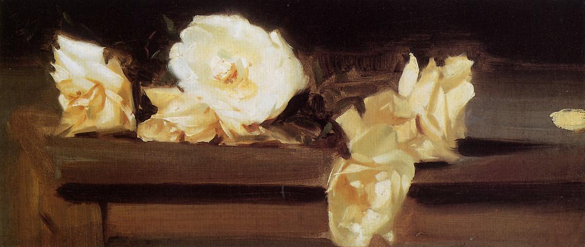 WikiOO.org - Encyclopedia of Fine Arts - Maľba, Artwork John Singer Sargent - Roses
